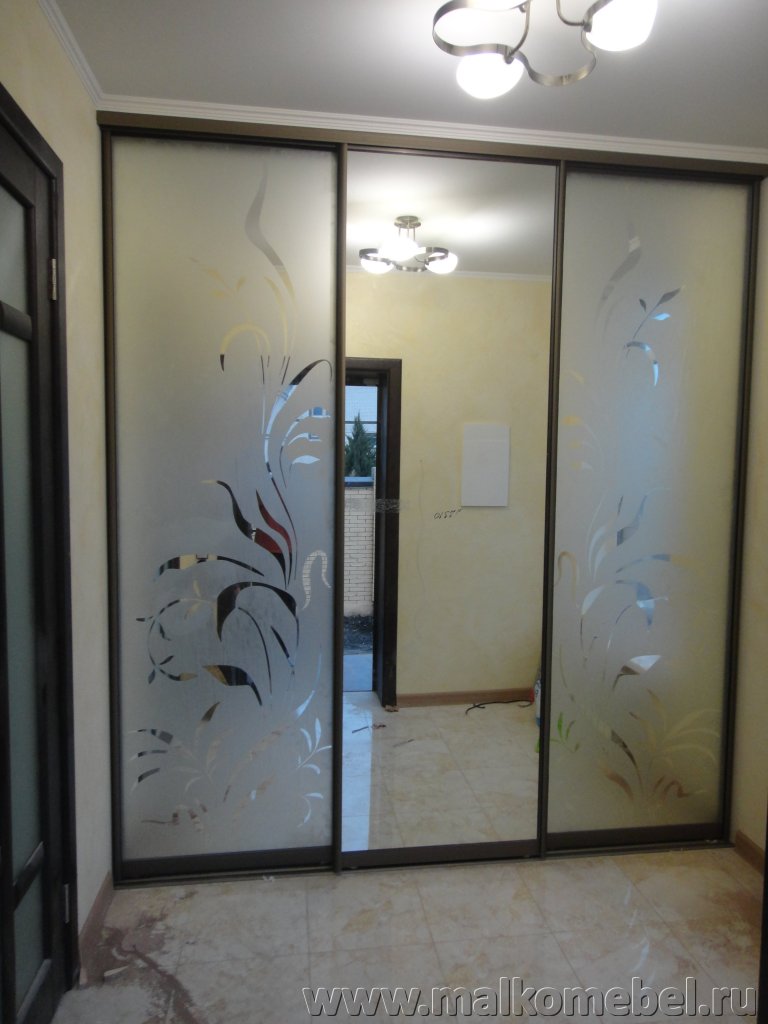 Двери Шкаф Купе Пескоструйный Рисунок Фото